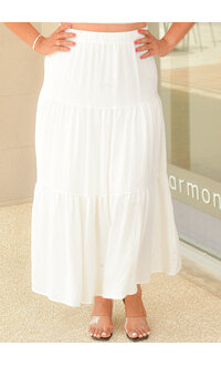 AZ KUMIKO- Frill Strap Skirt Suit with Studs