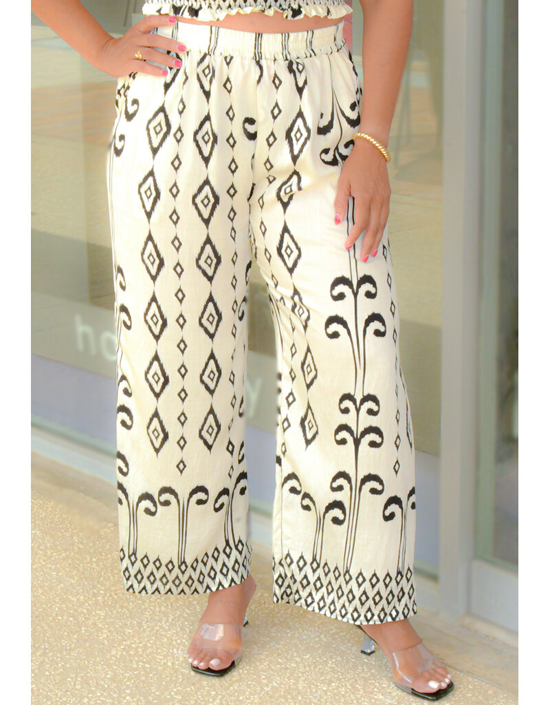 AZ KLETTE- Two Piece Pants Suit with Elastic Top