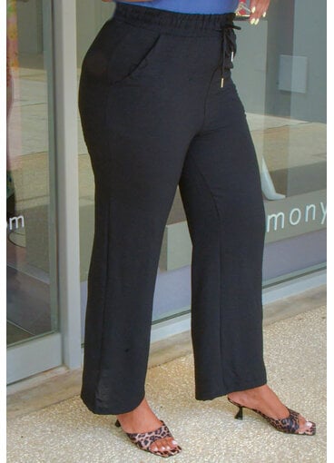 AZ ZINNIA- Elastic Waist Pants with Draw String