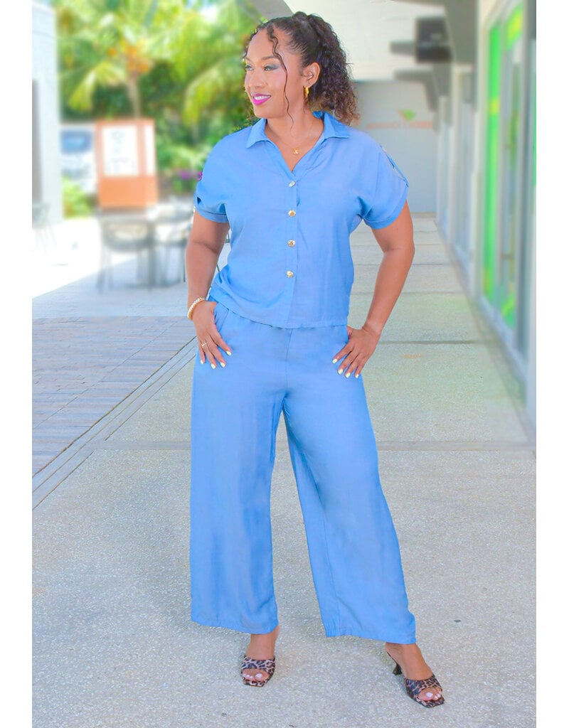 AZ WINSTON- Two Piece Pants Suit