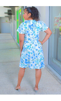 Shelby & Palmer REES- Floral LapTop Dress with Band