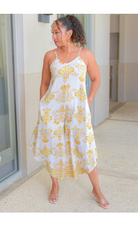 HYFVE KEMILY- Printed Jumper with Spaghetti Straps