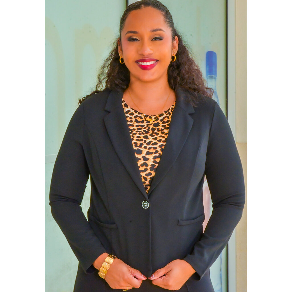 Jacket with Faux Pockets & Buttons