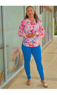 ZAC & RACHEL VILO- Print Button Down Top