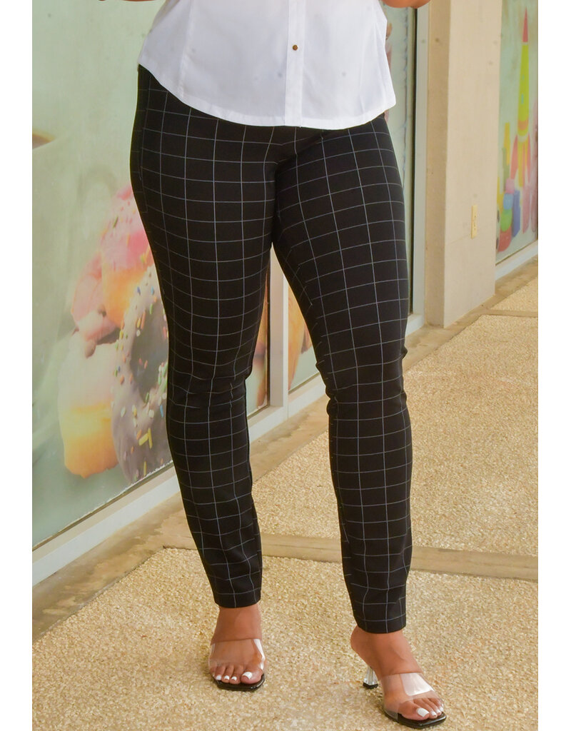 ZAC & RACHEL ZILLY- Checkered Pull On Pants