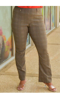 ZAC & RACHEL ZONY- Plaid Pants with Tabs
