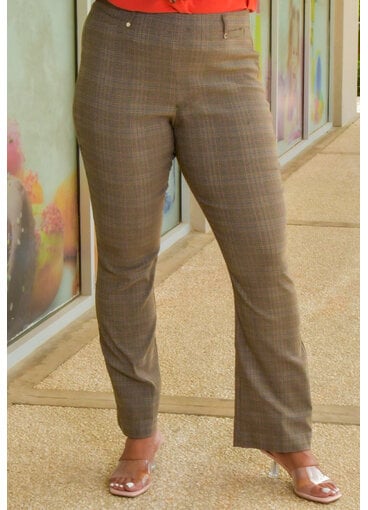 ZAC & RACHEL ZONY- Plaid Pants with Tabs