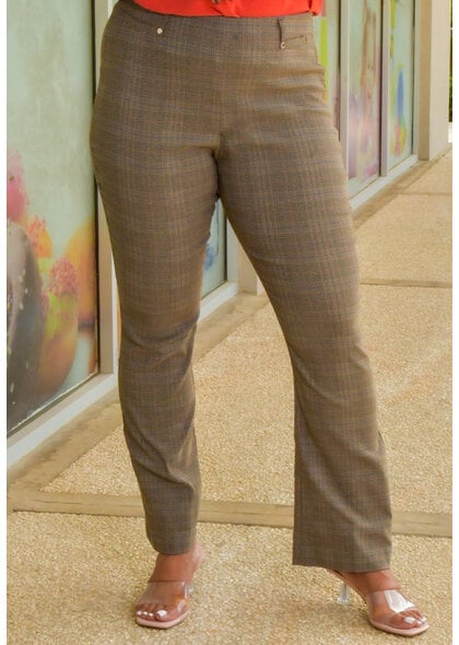 ZAC & RACHEL ZONY- Plaid Pants with Tabs