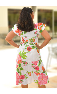 MLLE Gabrielle KELTA- Floral Elastic Dress with Double Strap