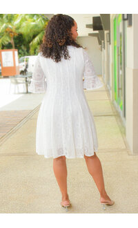 Lelea-RAB fit & flare w/3/4 bell slvs