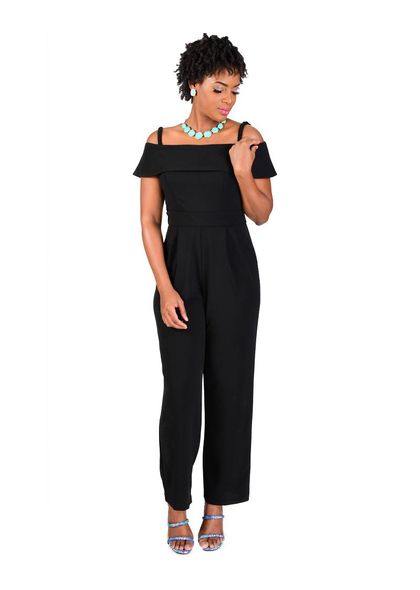 Scarlett REBA-Off the Shoulder Jumpsuit