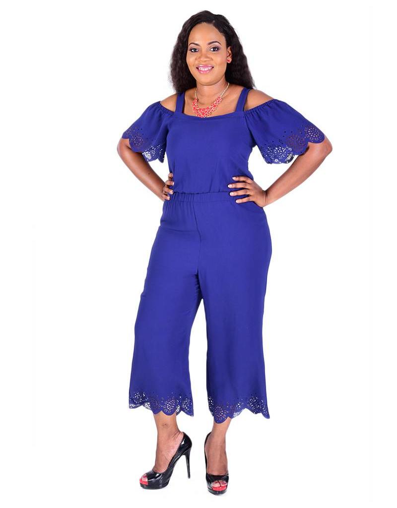 off shoulder formal jumpsuit