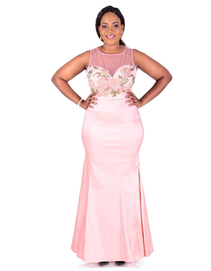 Plus Size Two Piece Mermaid Gown