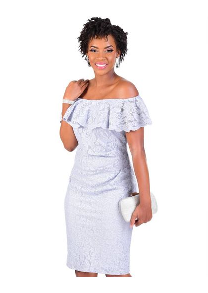 Jessica Howard MARCIE-Off the Shoulder Dress