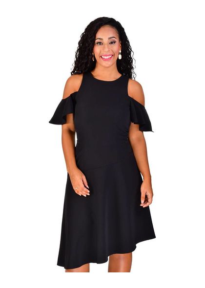 PASHA-Cold Shoulder Dress
