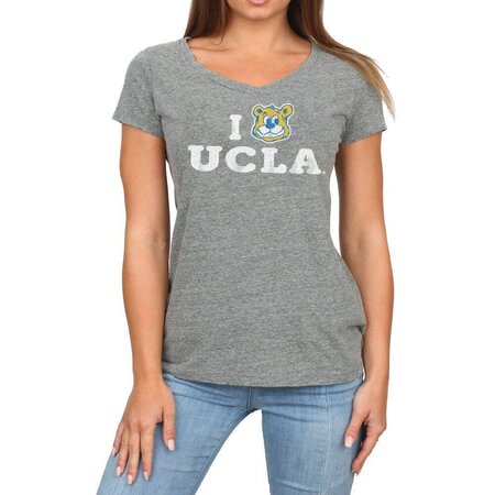 Retro Brand UCLA Joe Bear I Love Women's V-Neck