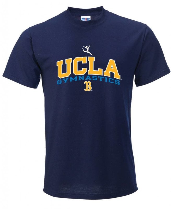 Russell Athletic RUSSELL Youth  Essential Tee Navy UCLA Gymnastics