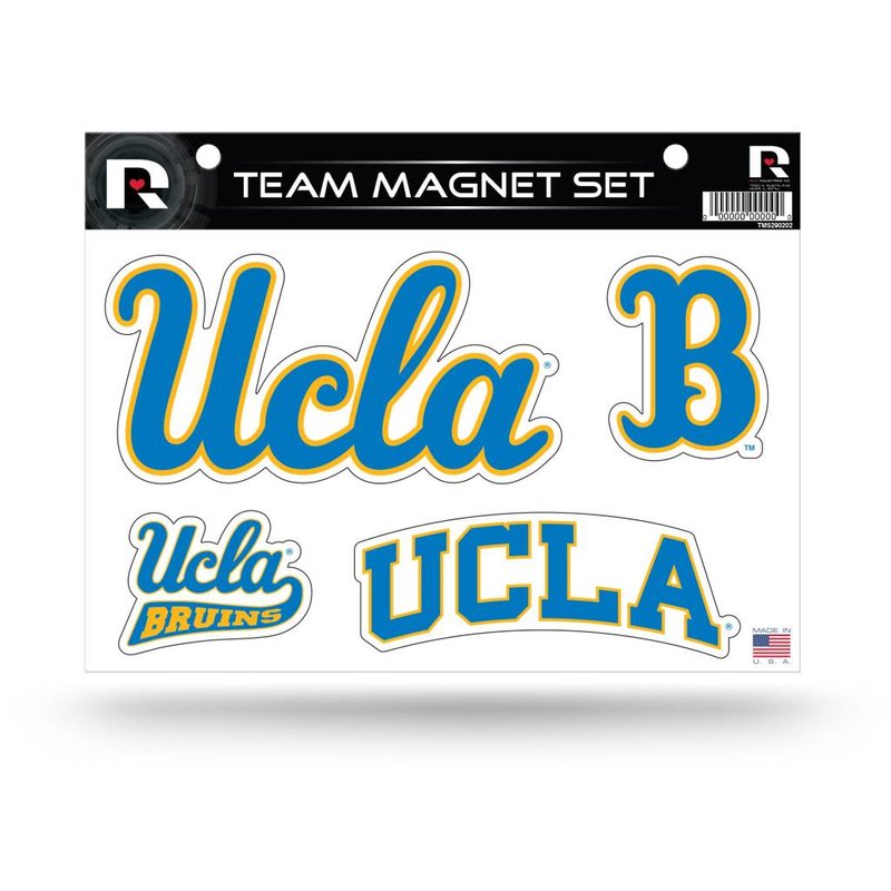 RICO IND. UCLA Team Magnet Sheet "UCLA-Script" "B" "Block-UCLA" "UCLA BRUINS Logo
