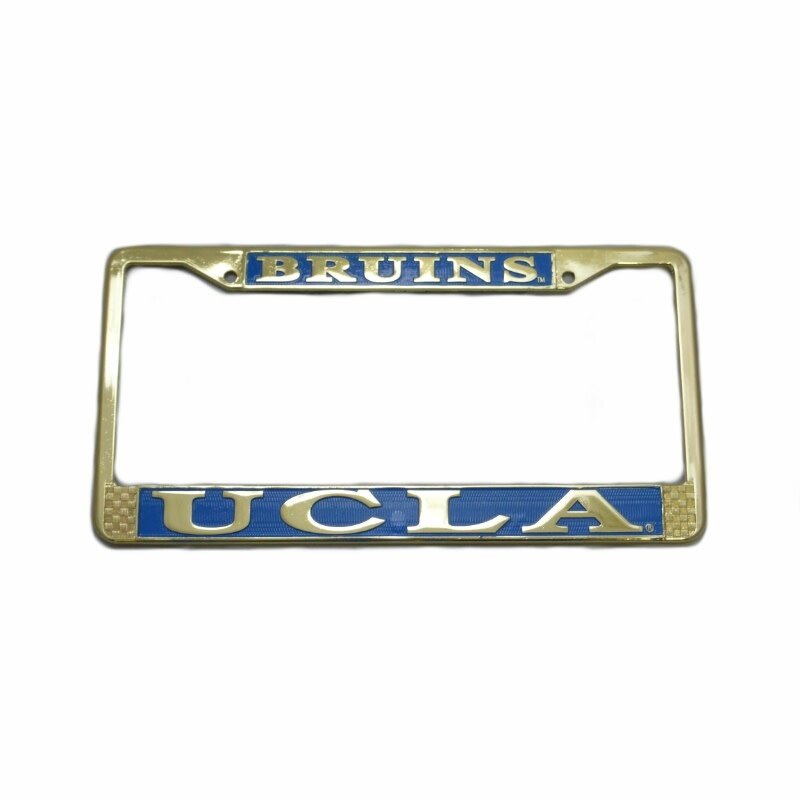 Spirit Products UCLA Bruins Polished Brass License Frame