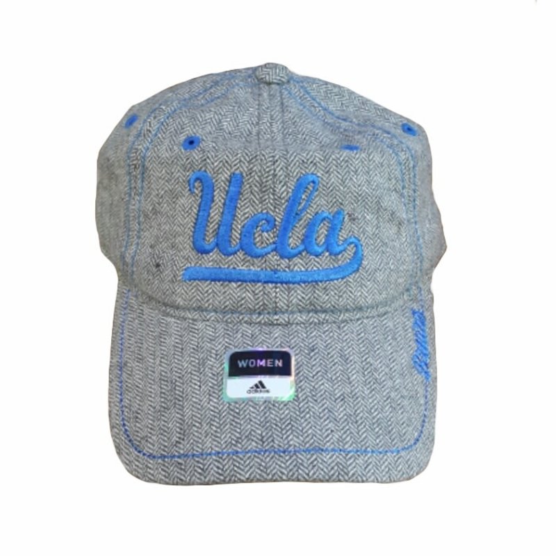 Adidas Ucla Women's Asjustable Baseball Hat Charcoal - EW55Z