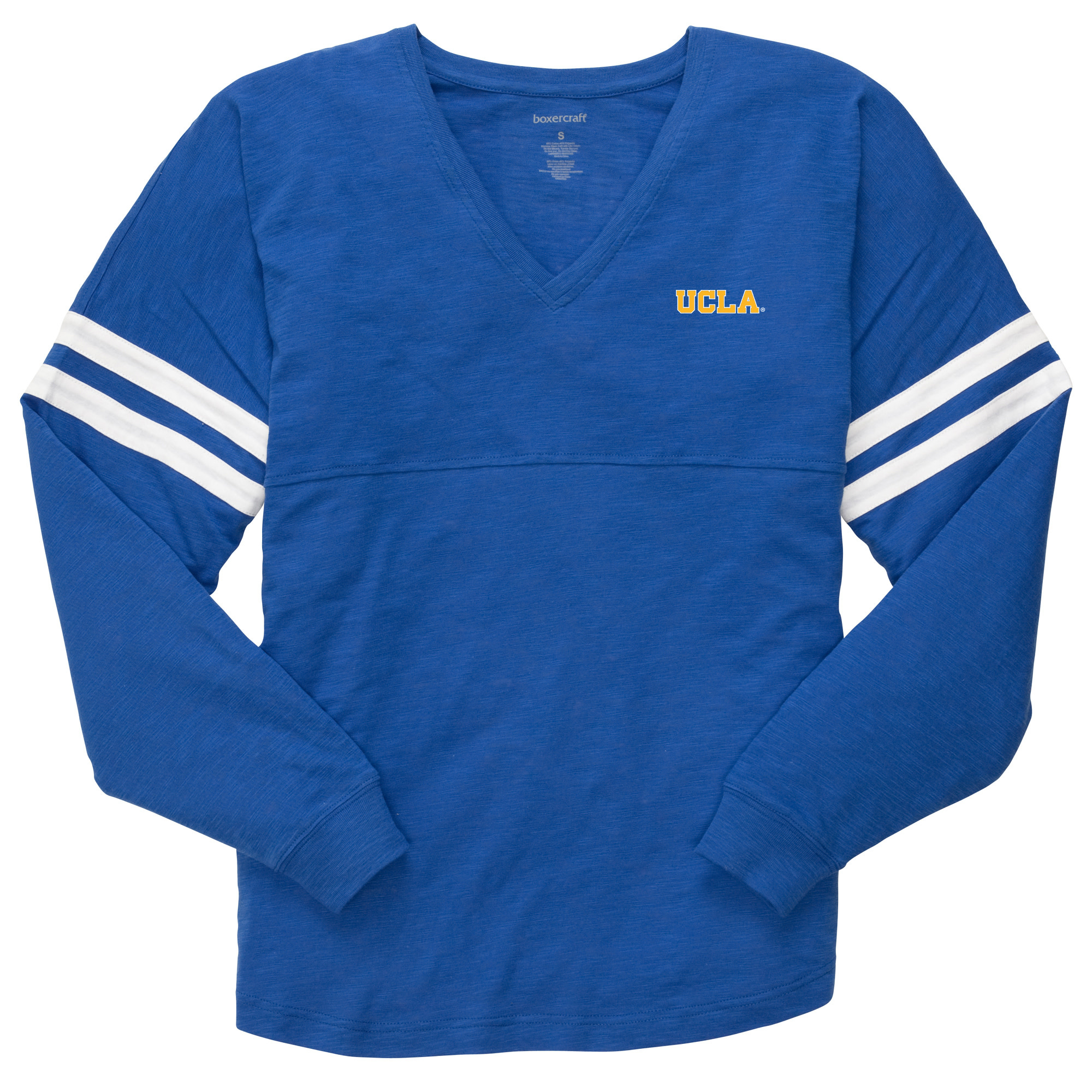 UCLA GO Bruins! Ladies Spirit Jersey V-Slub Pom pom ...