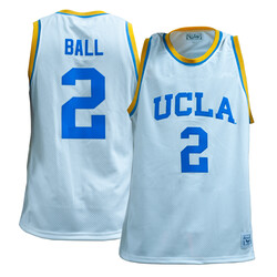 Retro Brand UCLA Basketball White Jersey #2 Ball