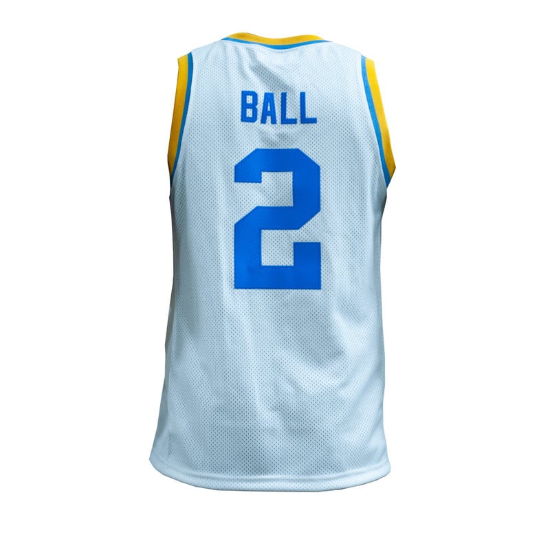 Retro Brand UCLA Basketball White Jersey #2 Ball