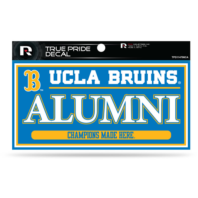 RICO UCLA Bruins True Pride Decal 3X6 Alumni