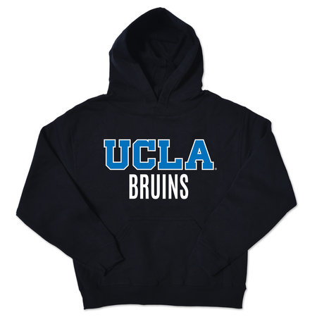 College kids UCLA Bruins Boys 50/50 Fleece Pullover Hoodie Black