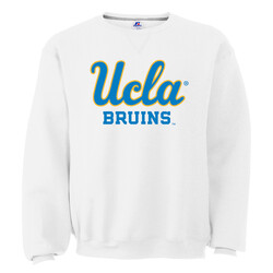 Russell Athletic UCLA Bruins Fleece Crew White