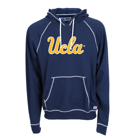 Russell Athletic Ucla Script Constrast Stitch Hoodie Navy
