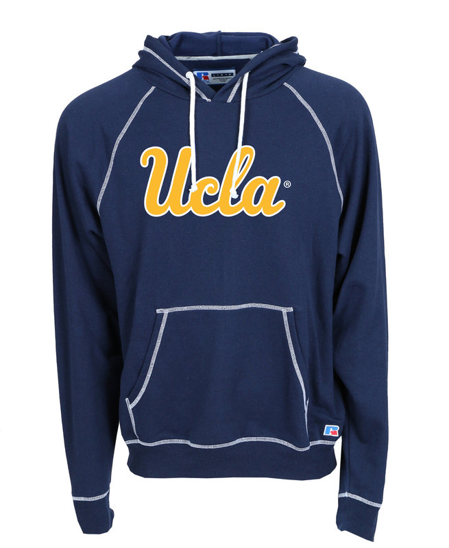 Russell Athletic UCLA Joe Bear Bruins Pullover Hoodie White