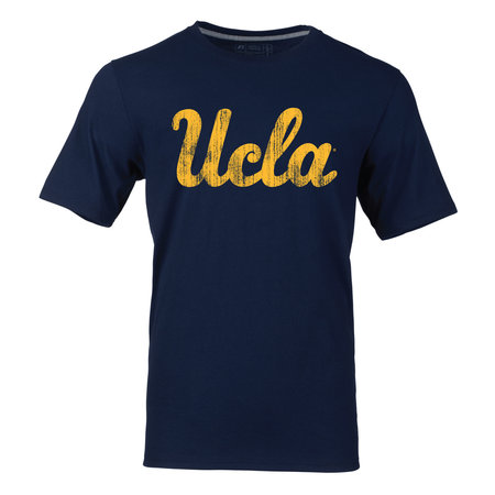 Russell Athletic UCLA Vintage Script Gold Essential Navy Tee