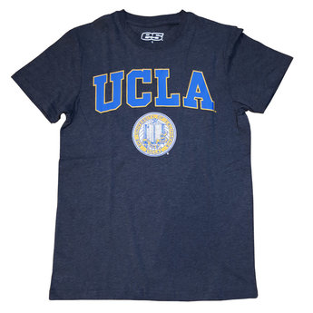 E5 UCLA Arch Seal Bi-blend T-shirt Charcoal Heather