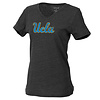 Russell Athletic UCLA Vintage Script V-neck T-Shirt Black Heather
