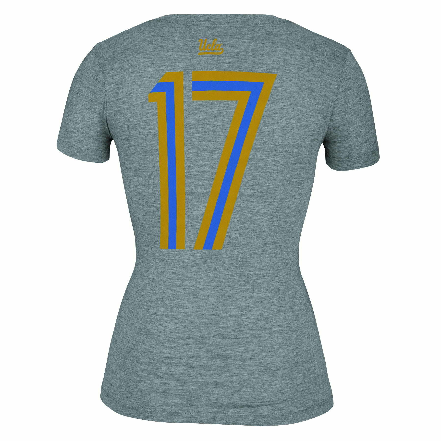 Adidas Ucla Women's V-Neck Tee #17 Charocal UCLWY17