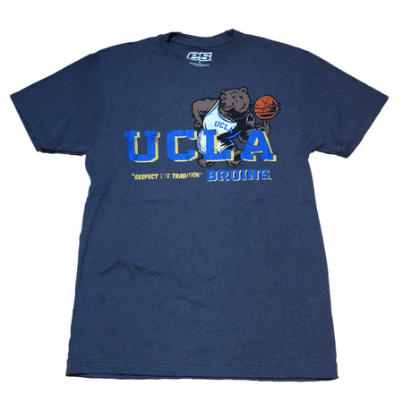 E5 Sport Ucla Triblend Shirt Charcoal Heather Basketball Bear