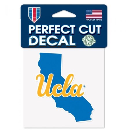 Wincraft Ucla Script Cali State Shape Perfect Cut Decal 4x4