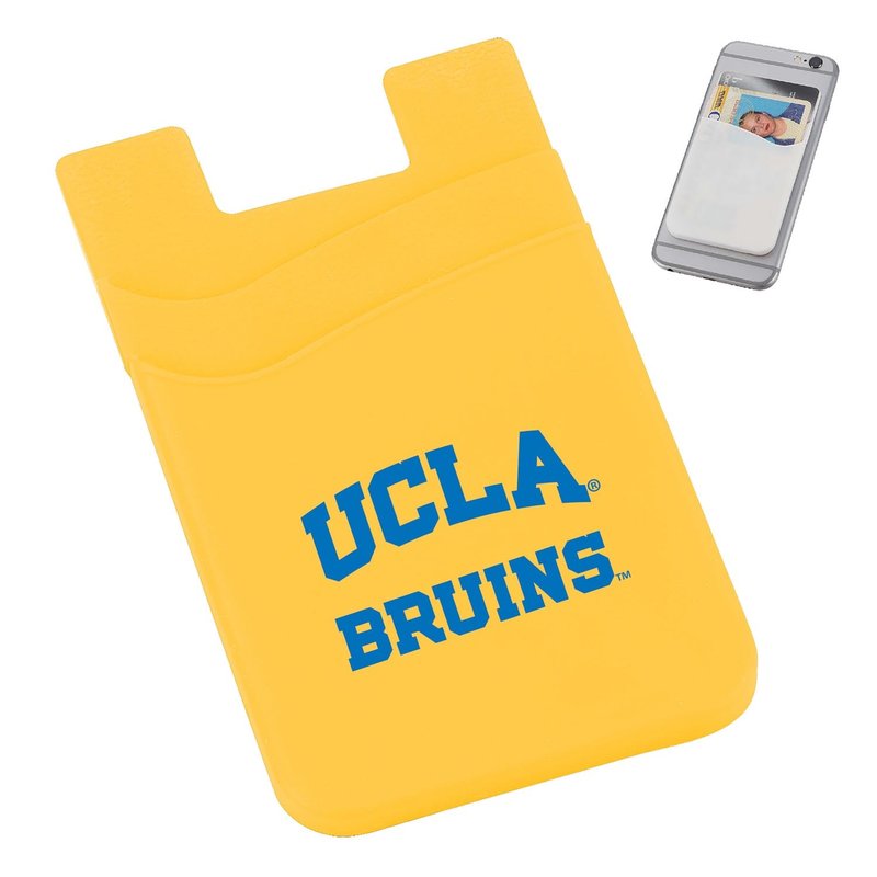 Jardine Associates UCLA Bruins Dual Pocket Slim Silicone Phone Wallet Yellow
