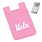 Jardine Associates UCLA Dual Pocket Slim Silicone Phone Wallet Pink