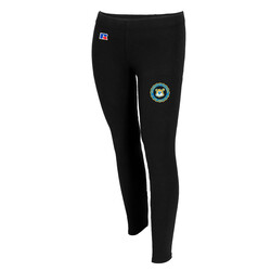 Russell Athletic Ucla Joe Bear Ladies Legging- Black