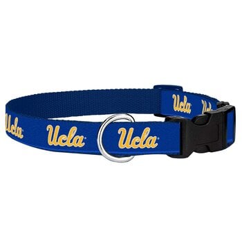Jardine Associates Ucla Script Heavy Duty Fabric Pet Collar