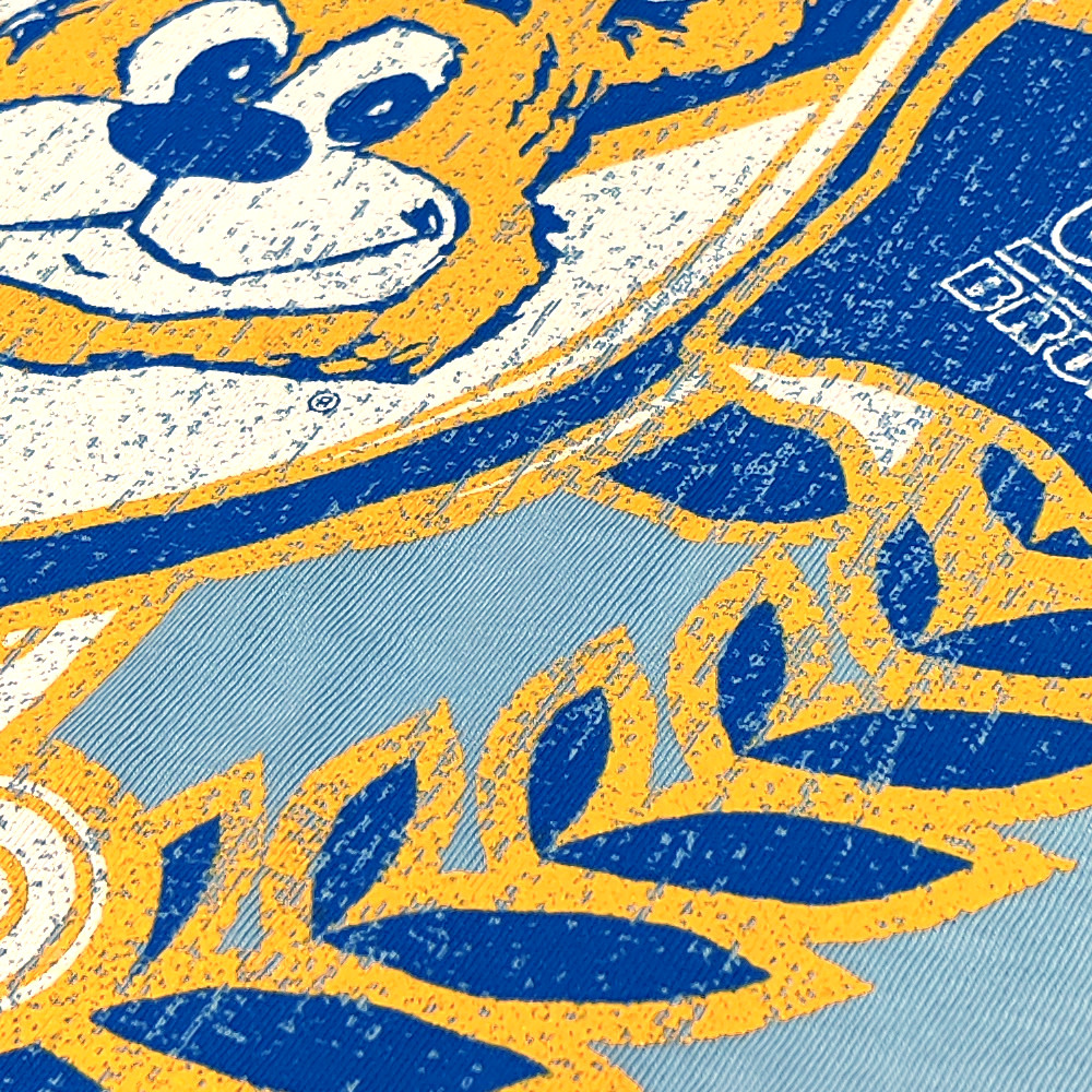 Retro Brand Ucla Arch  over Joe Bear Mens World Best Tee