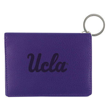 Jardine Associates UCLA script Leather ID Holder Purple