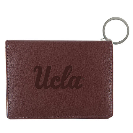 Jardine Associates UCLA script Leather ID Holder Brown