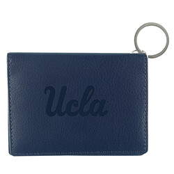 Jardine Associates UCLA script Leather ID Holder Navy