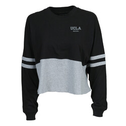 Boxercraft UCLA Ladies Cropped Retro Jersey Blk Oxd
