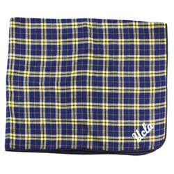 Boxercraft UCLA Navy Gold Flannel Blanket