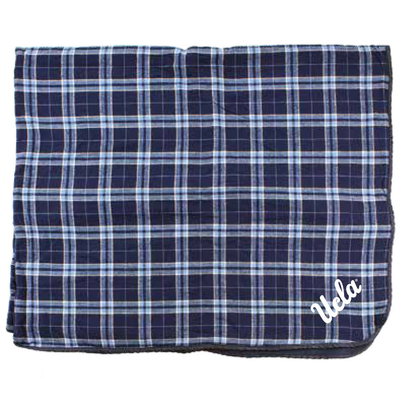 Boxercraft UCLA Navy Columbia Flannel Blanket