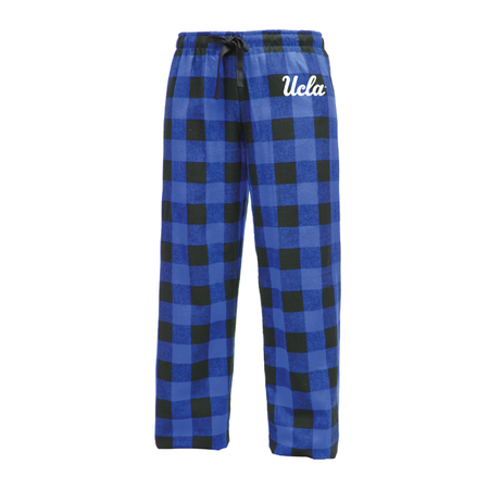 Boxercraft UCLA Adult Flannel Pant Black Blue